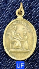 XIX ème - Belle Médaille Laiton 23x15 mm - Ste Anne - St Vincent De Paul P.P.N.