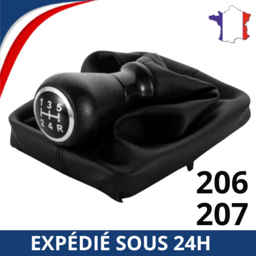 Pommeau levier vitesse complet - pommeau,