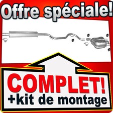 Ligne pot d'échappement pour SAAB 9-3 II 1.8 2.0 & 1.8 2.0 BioPower Silencieux