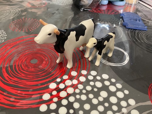 Playmobil vache son veau - vache,