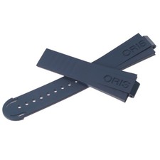 Véritable bracelet ORIS 0742464 24 mm, bleu, pour ORIS Aquis date a.o. 