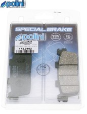 2 Plaquette Frein Arrière Polini Organique 174.0102 SYM HD 125 Evo 2009