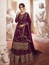 Bollywood Neuf Anarkali Costume Soirée Salwar Kameez Indien Pakistanais Robe Eid