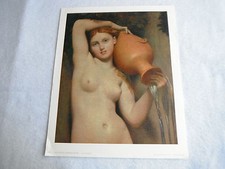 Ancienne Lithographie Jean Auguste Dominique Ingres "source" Edition Braun & Cie