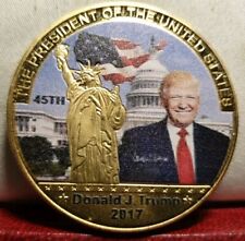 2017 rare USA 40mm medal 45 47th President Trump make America great again MAGA