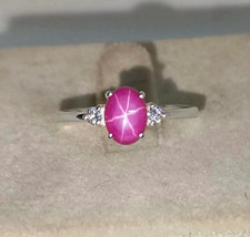 Pink Lindy Star Ruby Gemstone