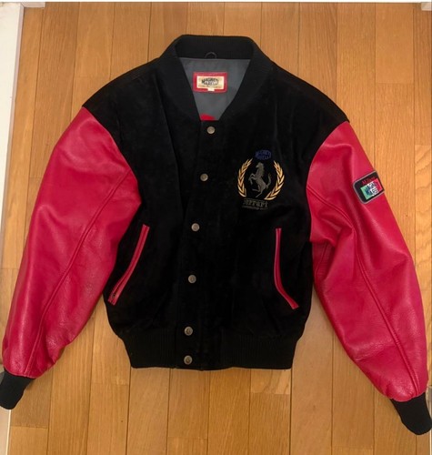 Ferrari leather stadium jacket