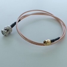 Cordon BNC mâle vers SMA mâle 50ohm 3GHz RG-316 750mm 245101-01-M0.75 Amphenol