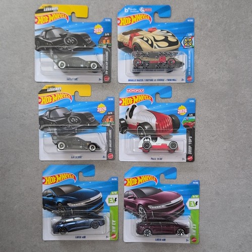 Hot wheels lot voitures sous - lot, 6