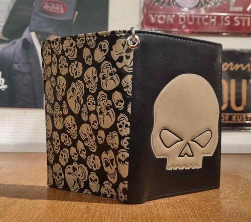 Portefeuille cuir avec - cuir,
