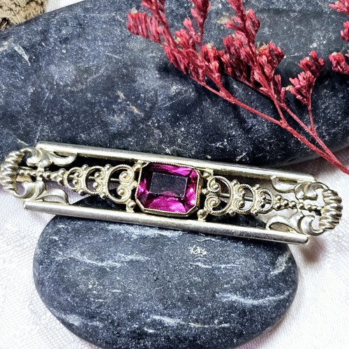 Broche barette ancienne - broche,