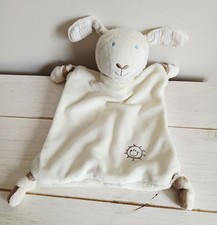 Babysun doudou mouton écru plat foulard