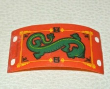 LEGO Aventuriers : Drapeau plastique 4 x 8  - Réf bb0130 - Set 7419