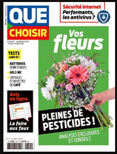 ➤ Magazine QUE CHOISIR n°643 ► VOS FLEURS : PLEINES DE PESTICIDES (Mars 2025) ◄