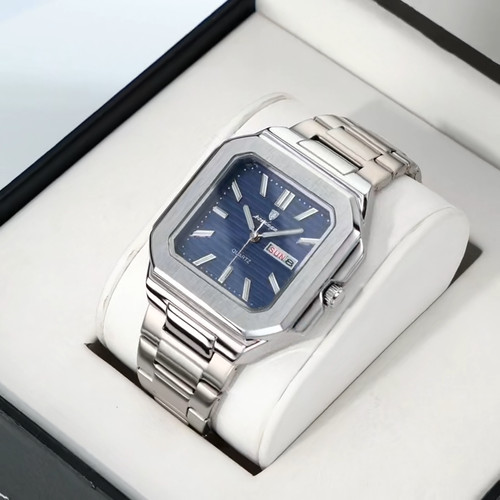 Montre homme carrée acier - montre,