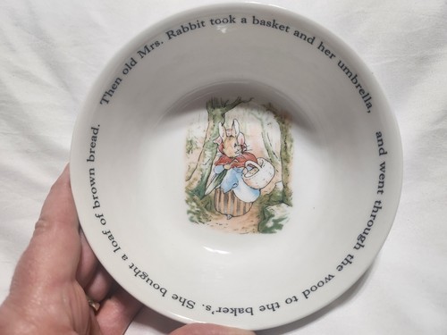 Peter rabbit children plate - rabbit,