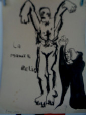 Gérard TESSON.ENCRE NOIRE sur