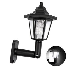  2 Pcs Lampion Solaire Exterieur Lanterne Feu De Patio Lumière Murale À Énergie