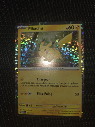Pikachu holo 2024 - pikachu,