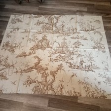 Panneau Tissu Pierre Frey '' Kanawa '' Boussac Vintage 1998