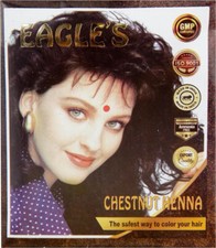 12 x henné EAGLE'S pour cheveux - CHESNUT / 12 pièces. X 10 gr/ 'NEW'