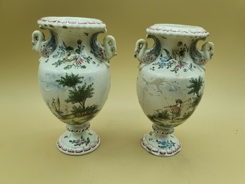 Vase faience veuve - faience,