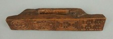 Antique Chinese Double Happiness Wooden Seal Stamp for Textile Fabric ? C1900