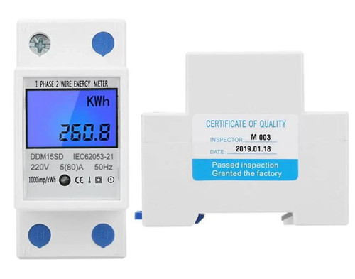 Compteur énergie numérique - compteur, d'énergie