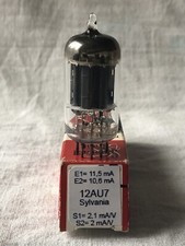 ECC82, 12au7 Sylvania Vacuum Tube, lampe, Röhre, Valve. Slightly Used