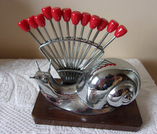 Porte-piques à escargot vintage en forme d’escargot – Années 60/70 ?  kitsch