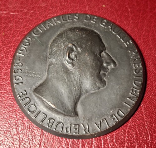 Médaille gaulle 81mm par - gaulle,