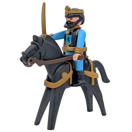 Playmobil figurine roi bleu