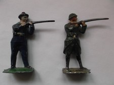 2 soldats de plomb rond de