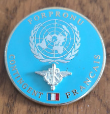 Insigne Militaire Contingent Français de la FORPRONU FIA Lyon G 4052    /D61