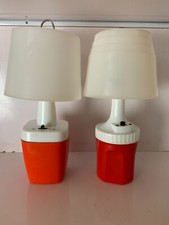 LAMPE CAMPING VINTAGE ROUGE