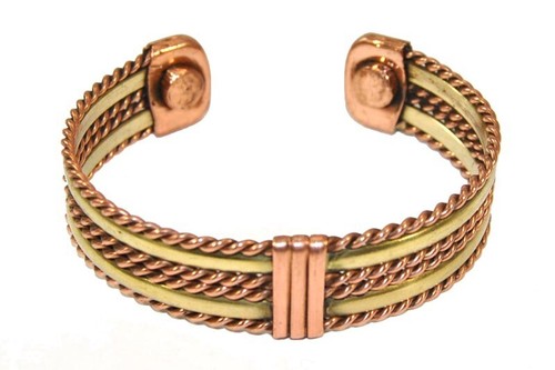 Bracelet magnétique cuivre - bracelet, en