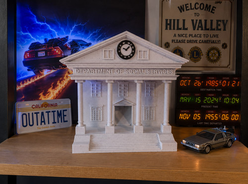 Figurine mairie hill valley - figurine, de