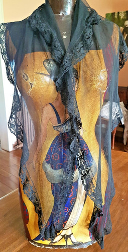 Châle xixe tulle et - châle,