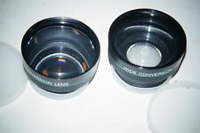 Lot Convertisseur Grand Angle Fisheye + Téléobjectif HITACHI