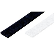 Patins en Feutre Rouleau Meuble Chaise Dérapage Auto-Adhésif 1 Mètre Blanc Noir