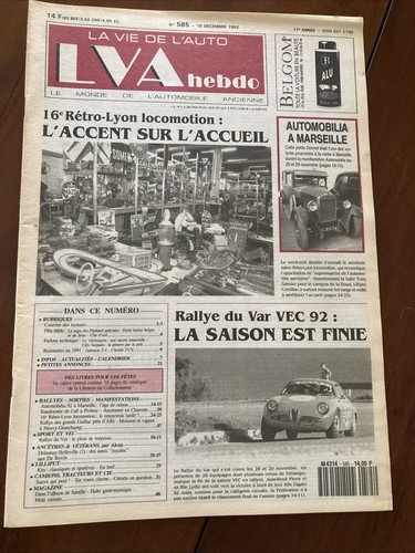 Vie auto 585 1992 - la, de