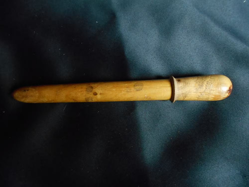 Ancien étui bois pour - ancien, en