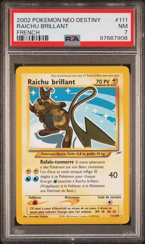 Psa raichu brillant 111 105 - 7,