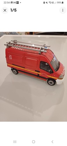 Renault master pompiers 43 - pompiers, 1/43