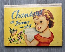 CHANSONS de FRANCE en relief - livre pop-up éditons " LUCOS " Mulhouse/P.Ploquin