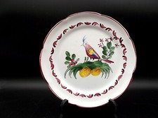 EST,LES ISLETTES? BELLE ASSIETTE A L'OISEAU HUPPÉ  PERIODE XIX°