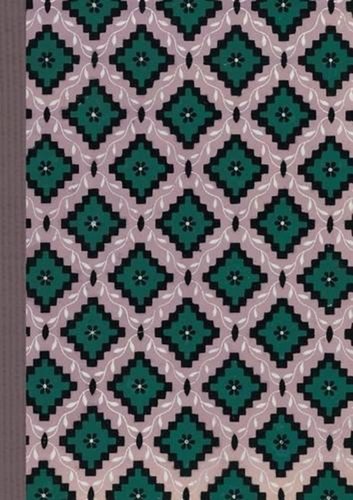 Carnet blanc motif losanges - blanc,,