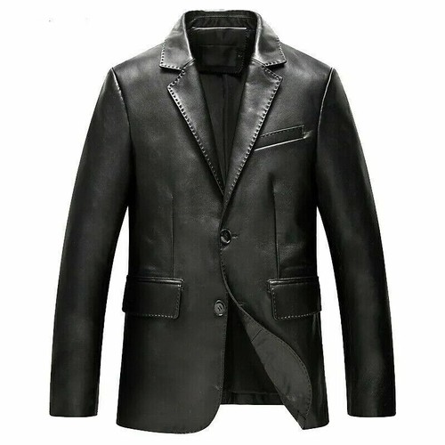 Blazer cuir agneau souple - blazer,