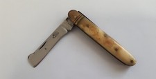 Ancien Couteau à greffer os De Poche Pliant Lame 7 cm (B) Rare collector /EB16