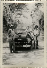 PHOTO ANCIENNE - VINTAGE SNAPSHOT - VOITURE AUTOMOBILE CHASSE CHASSEUR - CAR 1